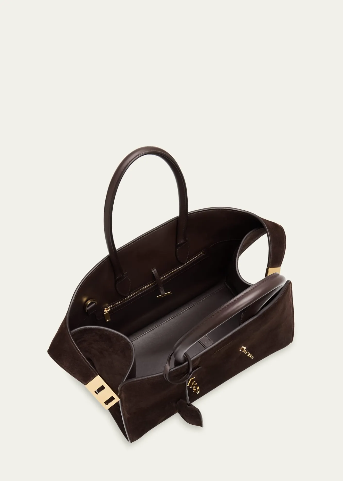 FerragamoHug Medium Suede Handbag