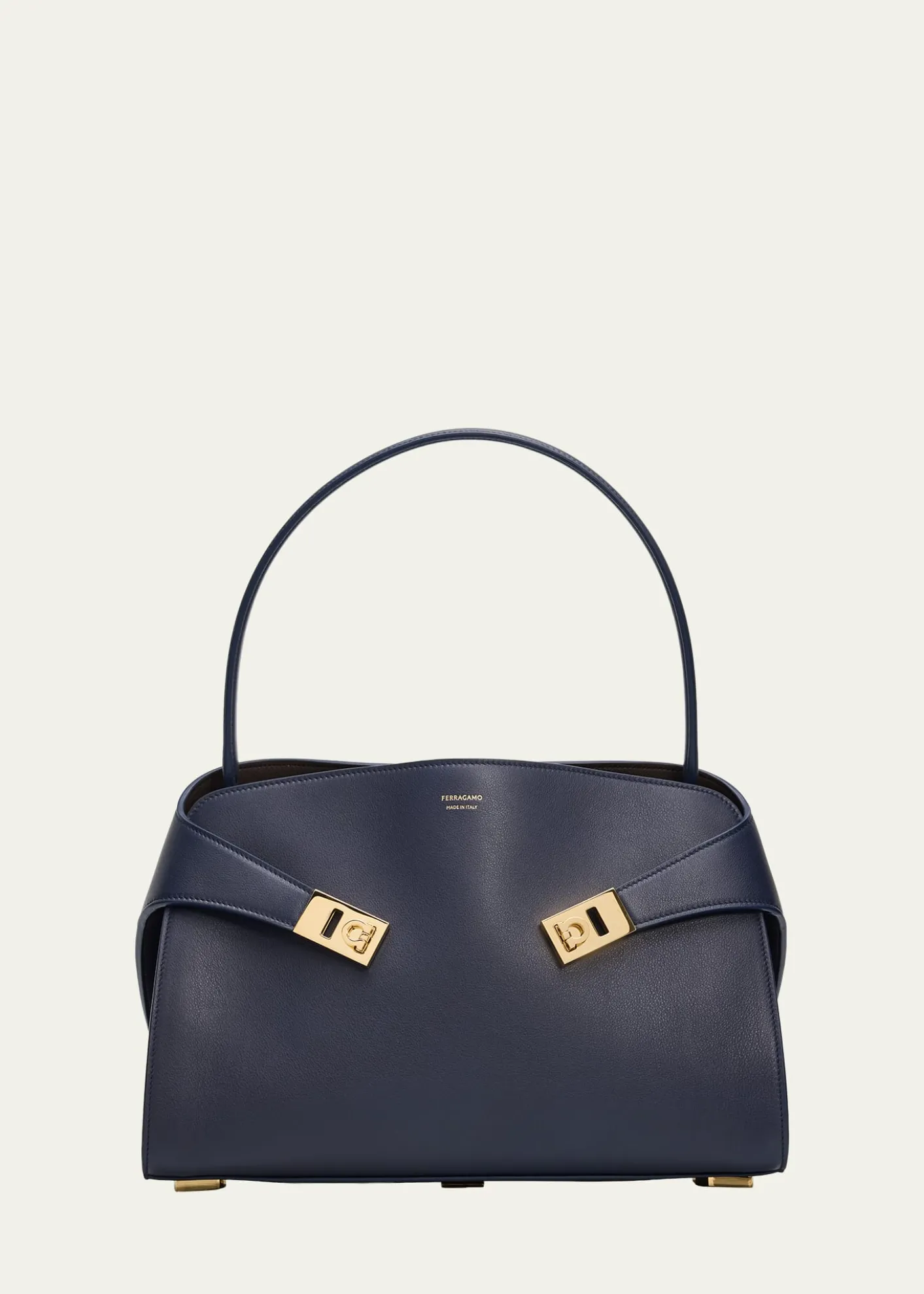 FerragamoHug Small Leather Top Handle Bag