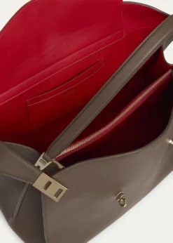 FerragamoLarge Hug Soft Bicolor Shoulder Bag