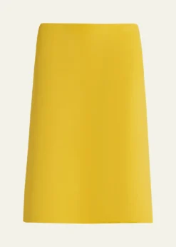 FerragamoLeather Pencil Skirt