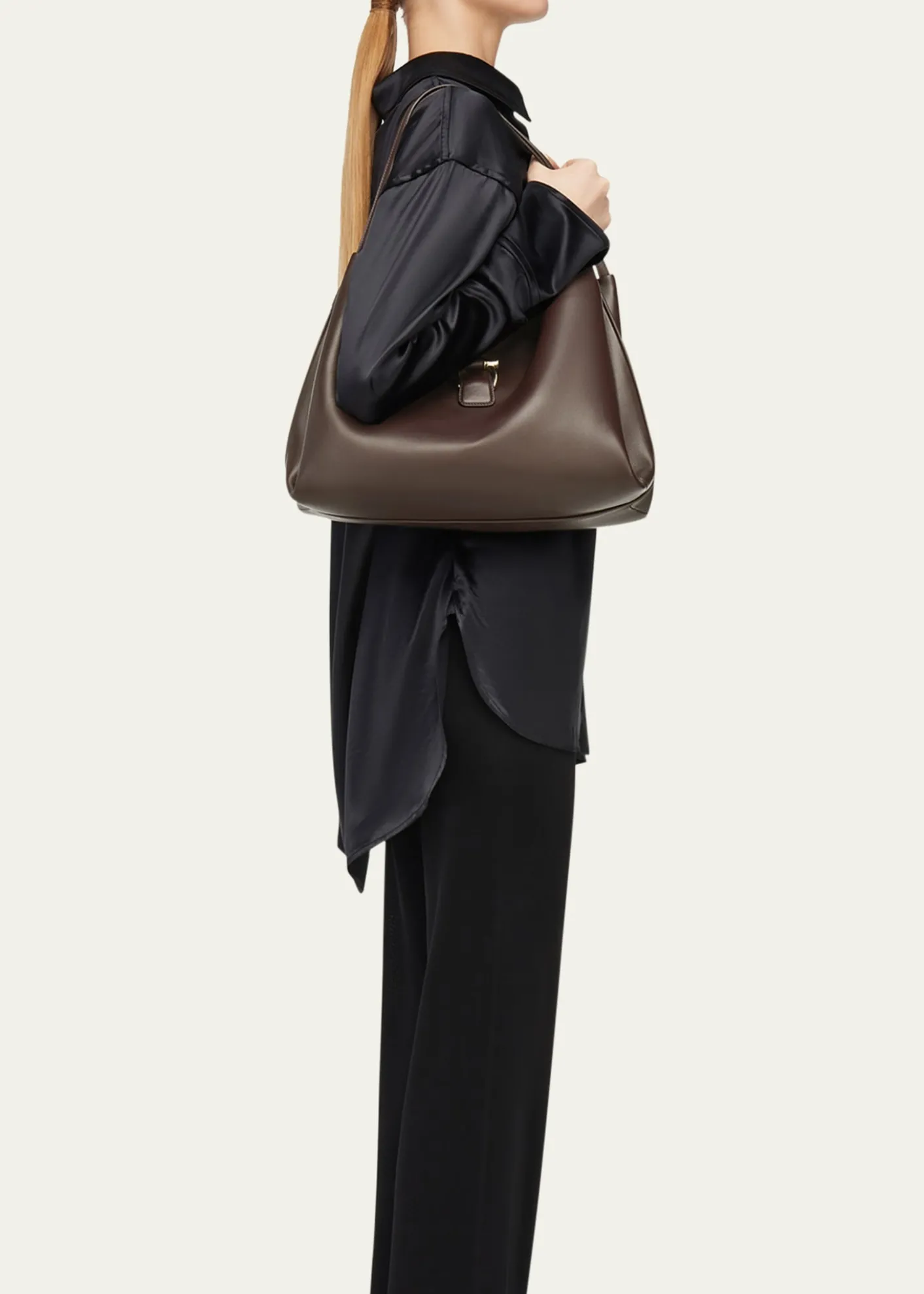 FerragamoMedium Leather Tote Bag