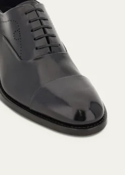 FerragamoMen's Albert Tramezza Cap-Toe Brogue Leather Oxfords