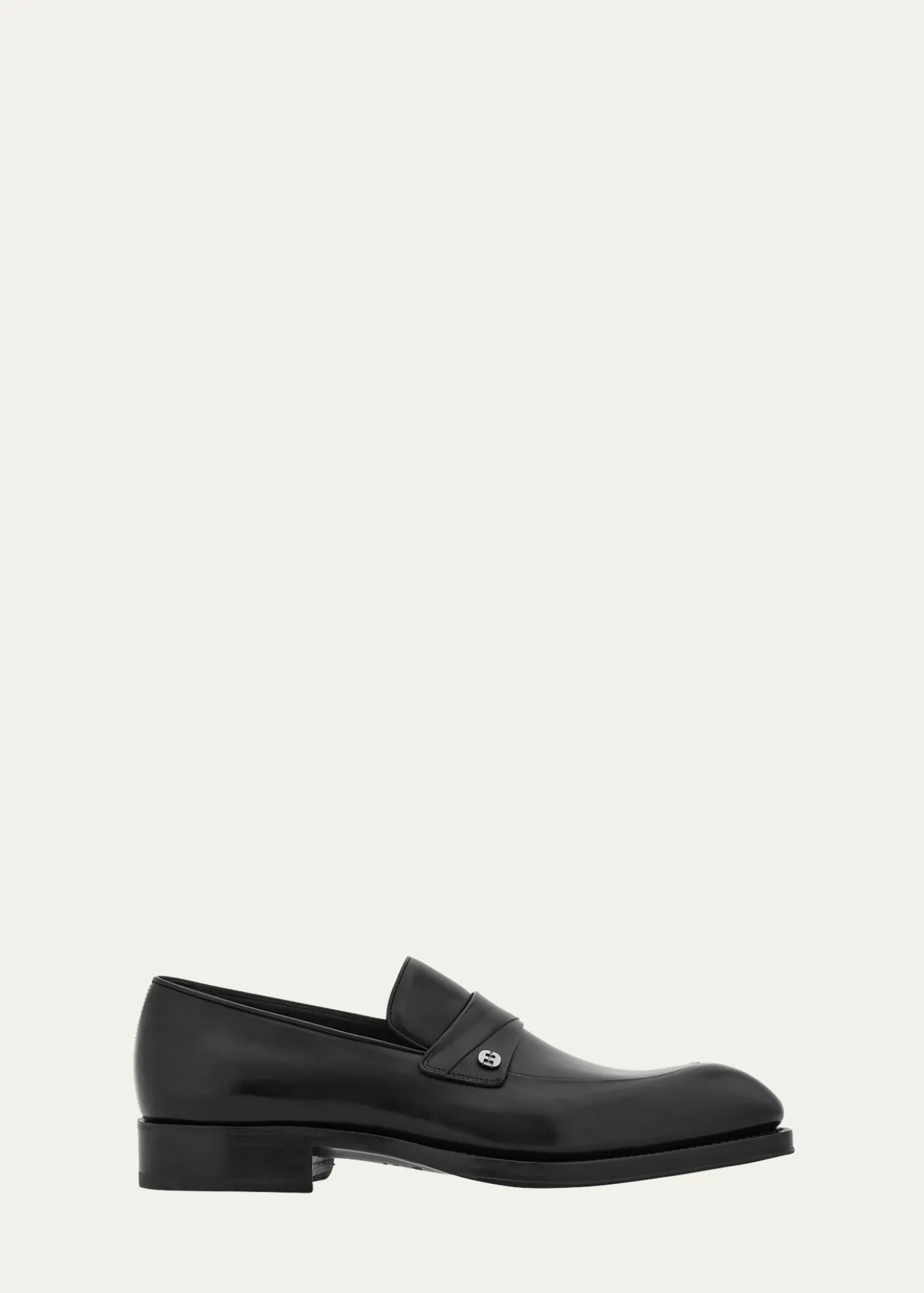 FerragamoMen's Cantore Tramezza Calfskin Penny Loafers