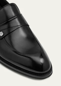 FerragamoMen's Cantore Tramezza Calfskin Penny Loafers