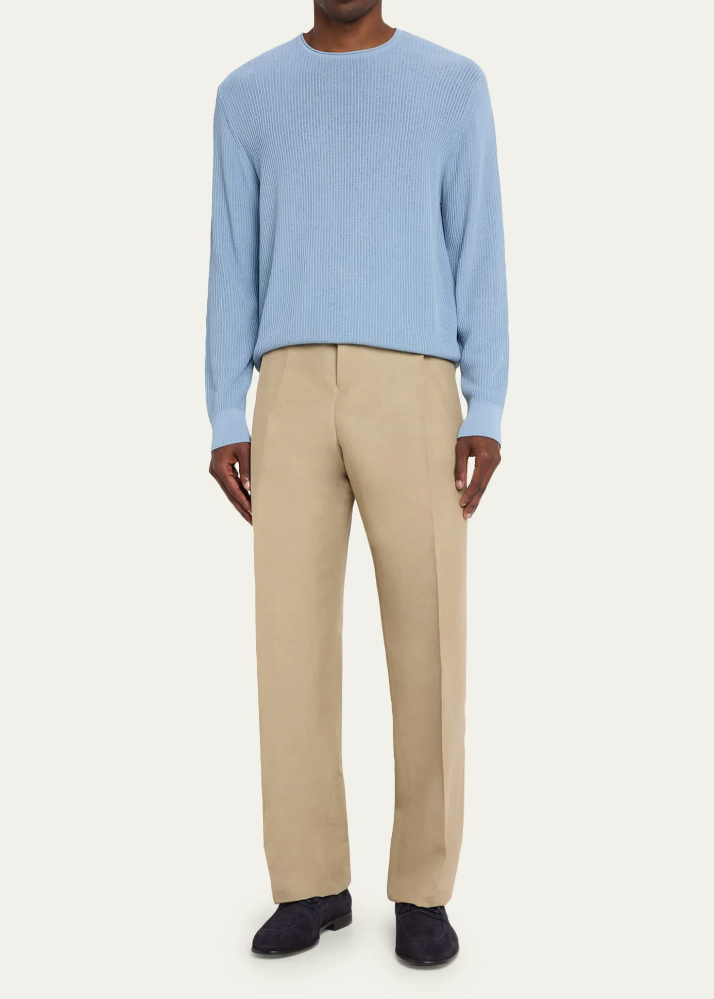 FerragamoMen's Foster Textured Suede Gancini Bit Loafers