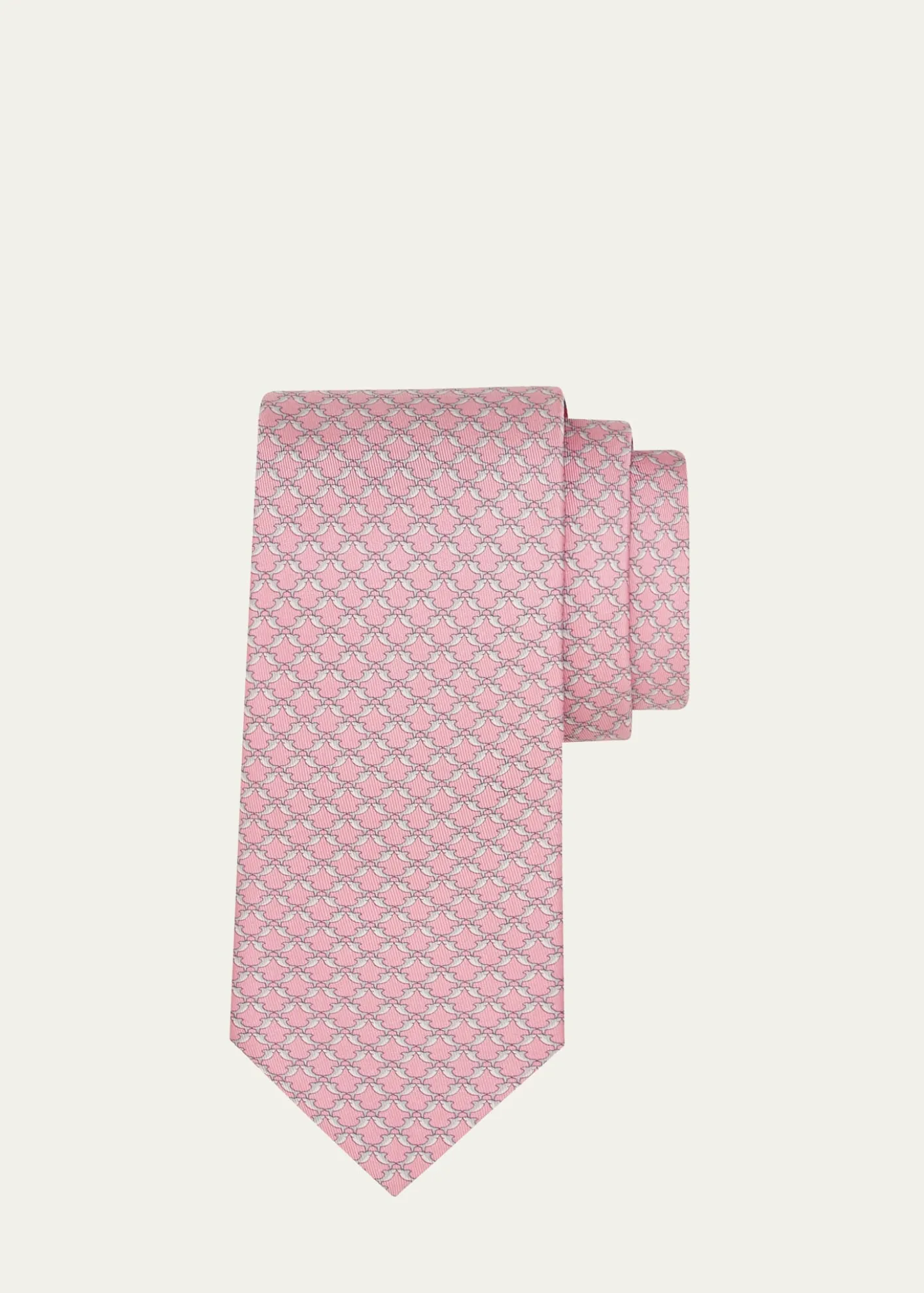 FerragamoMen's Geometric Fish-Print Tie