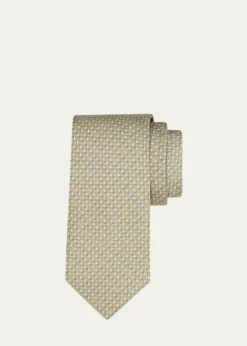 FerragamoMen's Geometric Sailboat-Print Tie