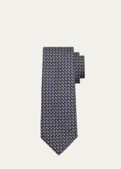 FerragamoMen's Micro-Lollipop Print Tie