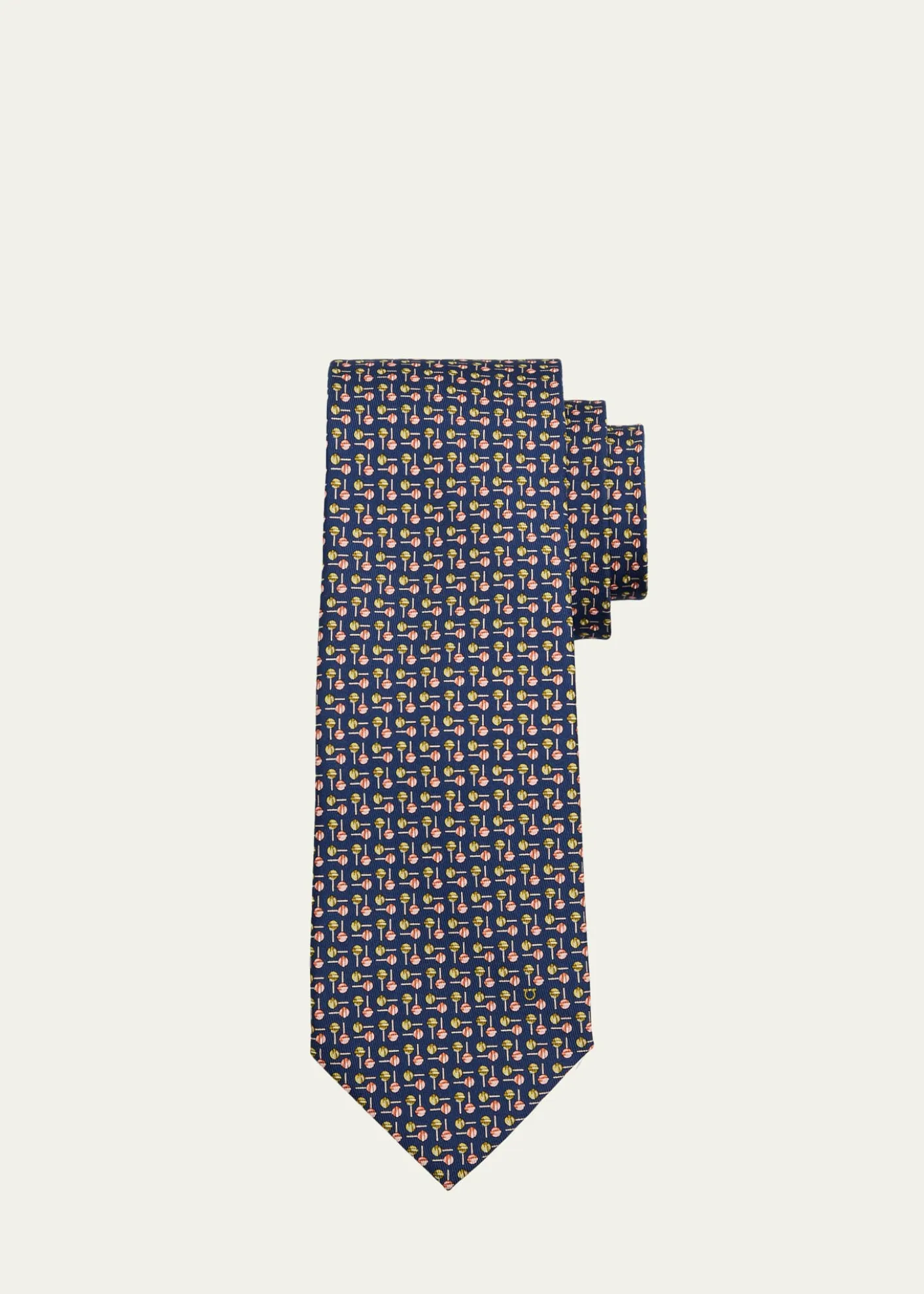FerragamoMen's Micro-Lollipop Print Tie