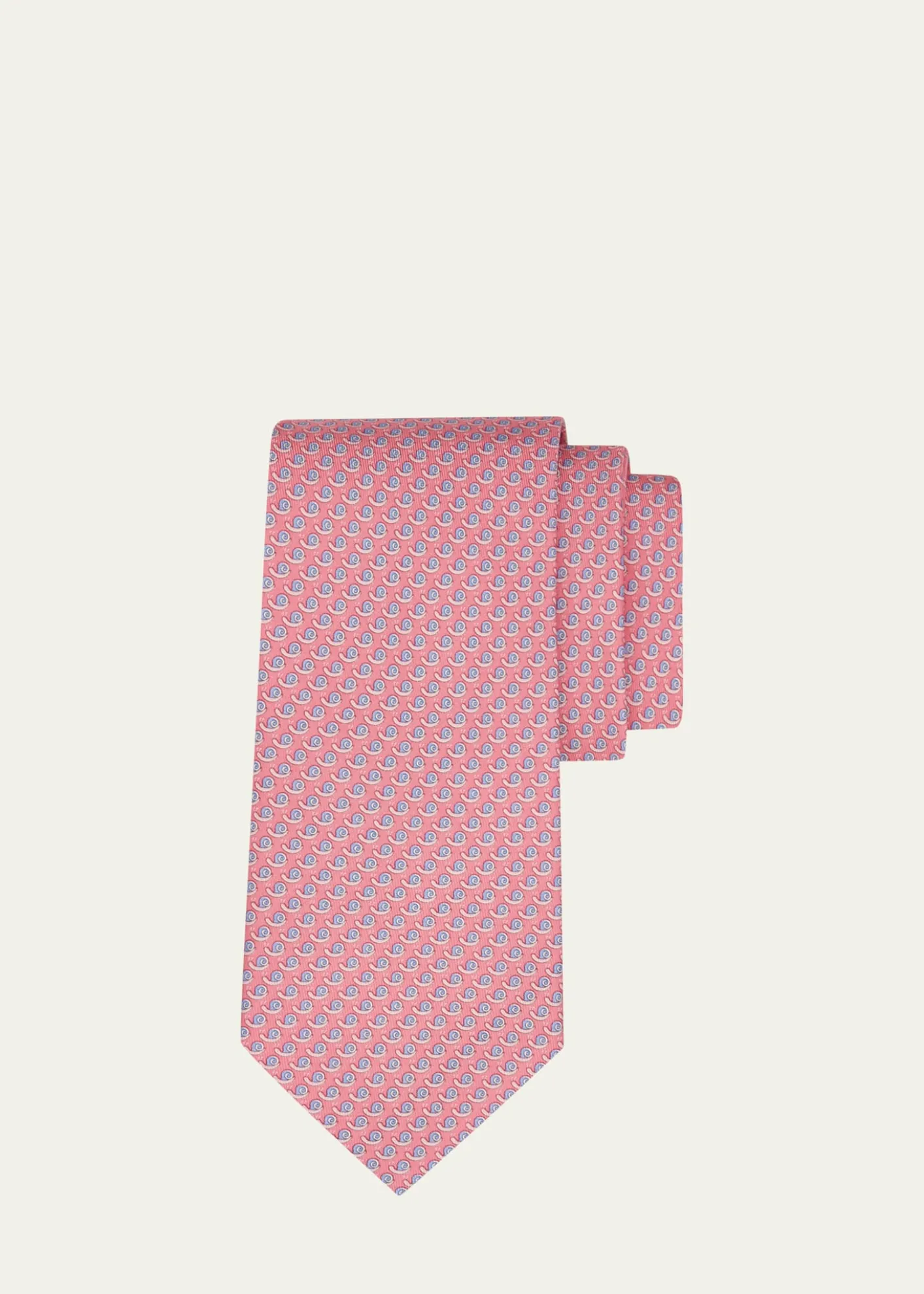 FerragamoMen's Mini-Snail Silk Tie