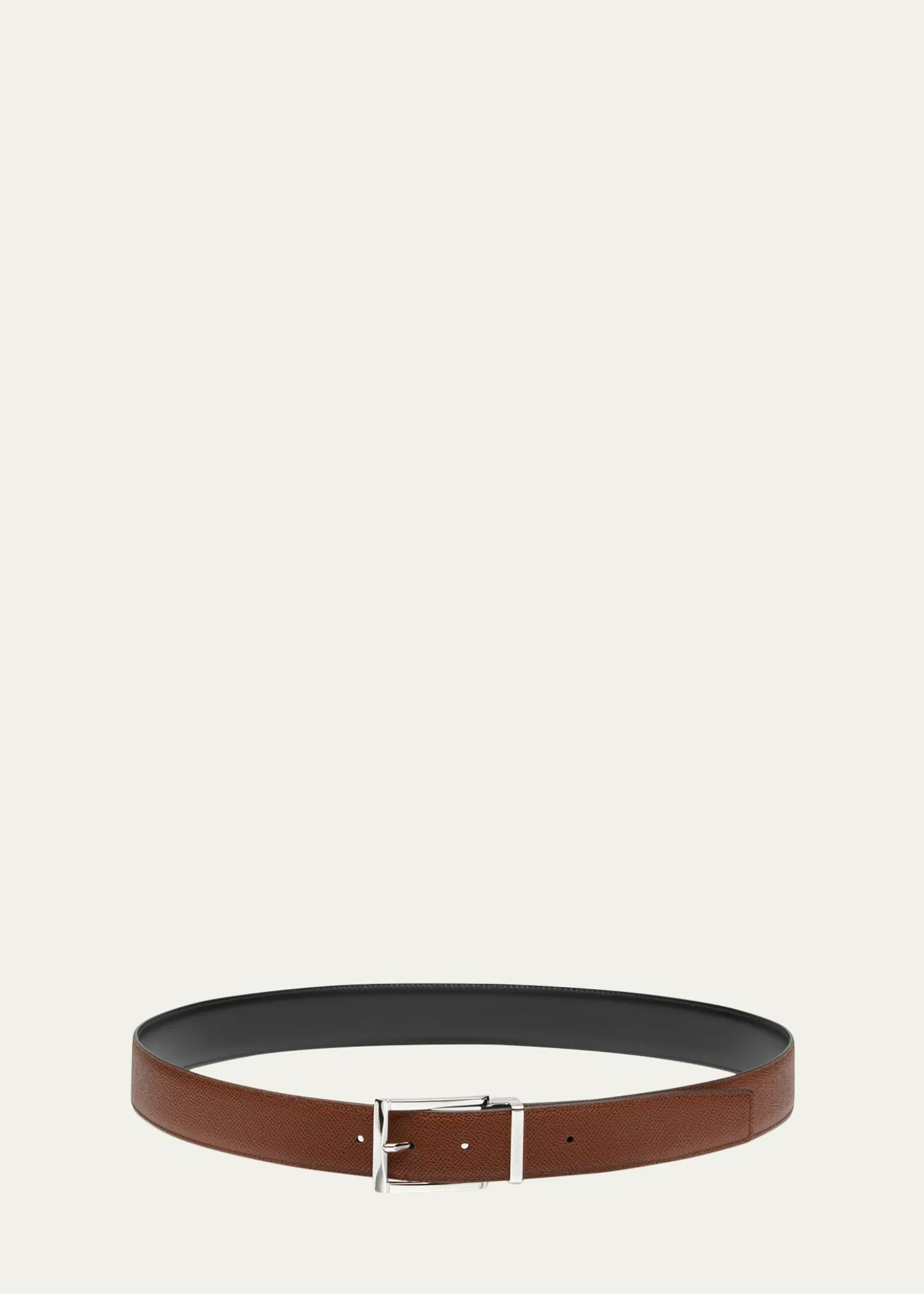 FerragamoMen's Reversible Hammered Leather Belt