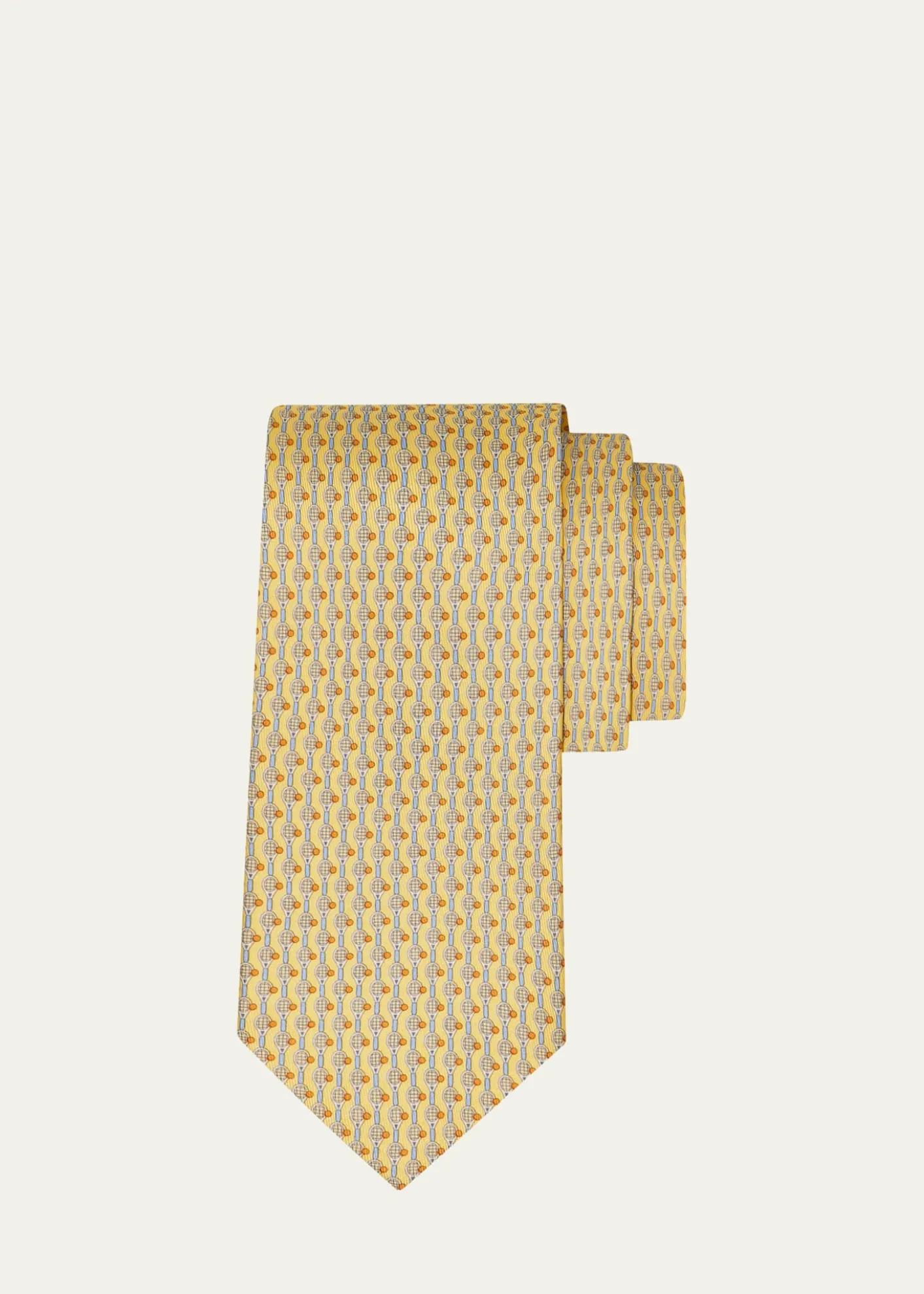 FerragamoMen's Tennis-Print Silk Tie