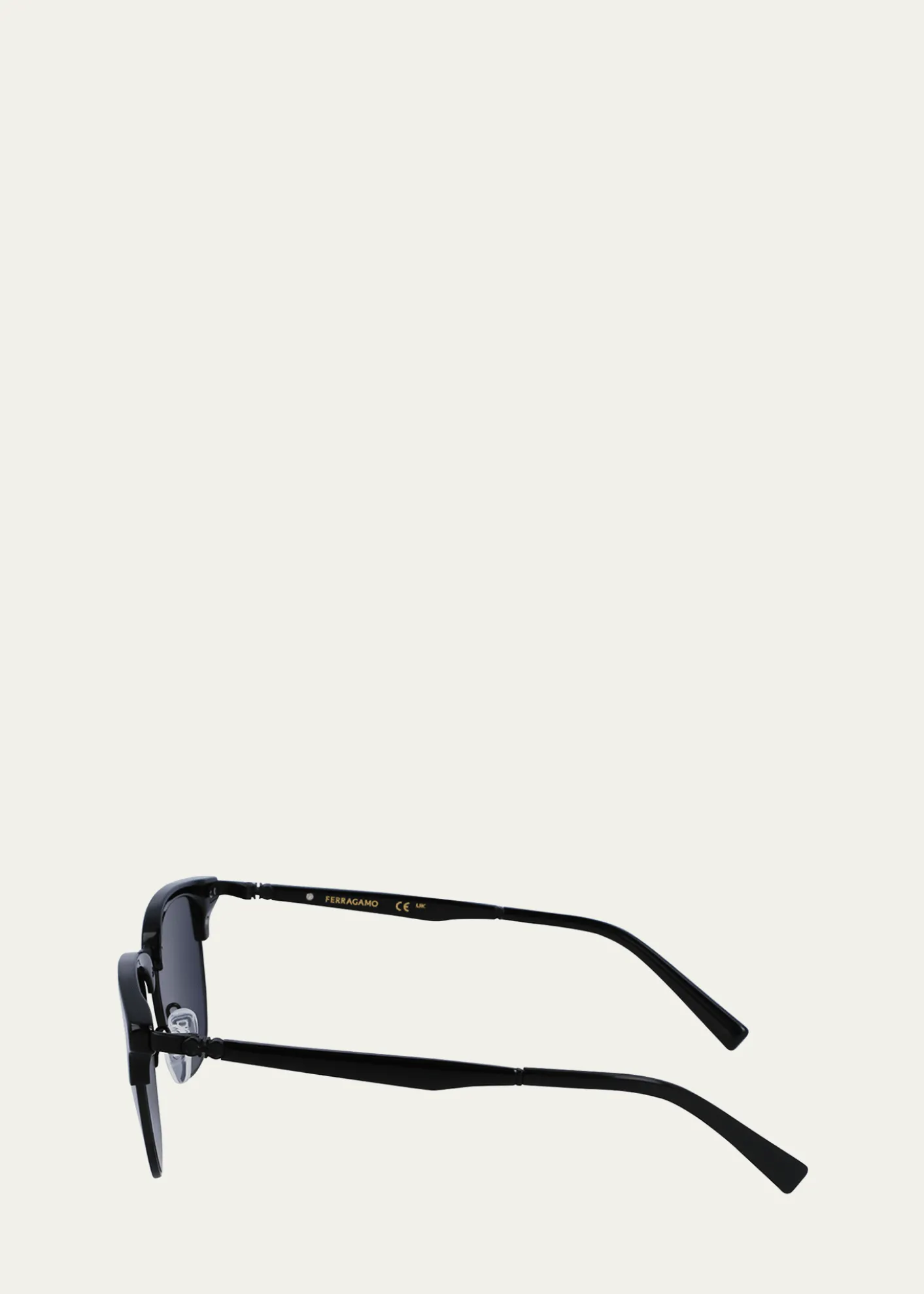 FerragamoMen's Timeless Acetate-Metal Square Sunglasses