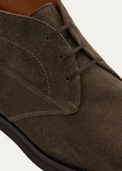 FerragamoMen's Blake Construction Suede Desert Boots
