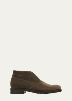 FerragamoMen's Blake Construction Suede Desert Boots