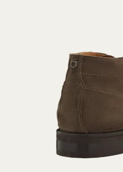 FerragamoMen's Blake Construction Suede Desert Boots