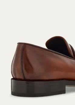 FerragamoMen's Brandy Tramezza Leather Penny Loafers