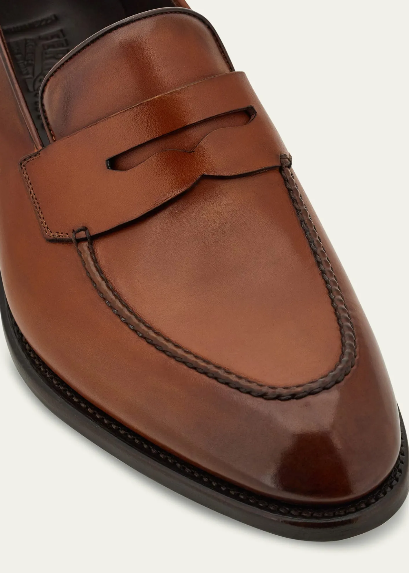 FerragamoMen's Brandy Tramezza Leather Penny Loafers