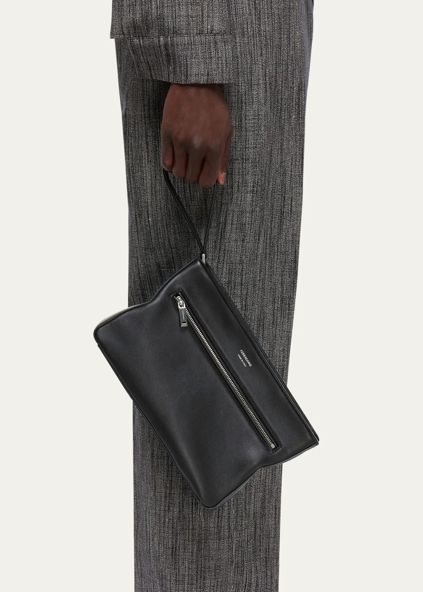 FerragamoMen's Calfskin Crossbody Bag