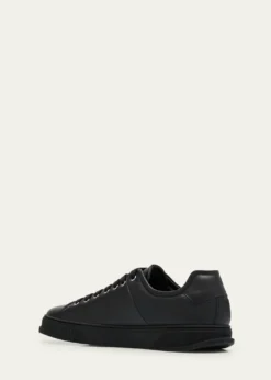 FerragamoMen's Clayton Mixed Leather Low-Top Sneakers