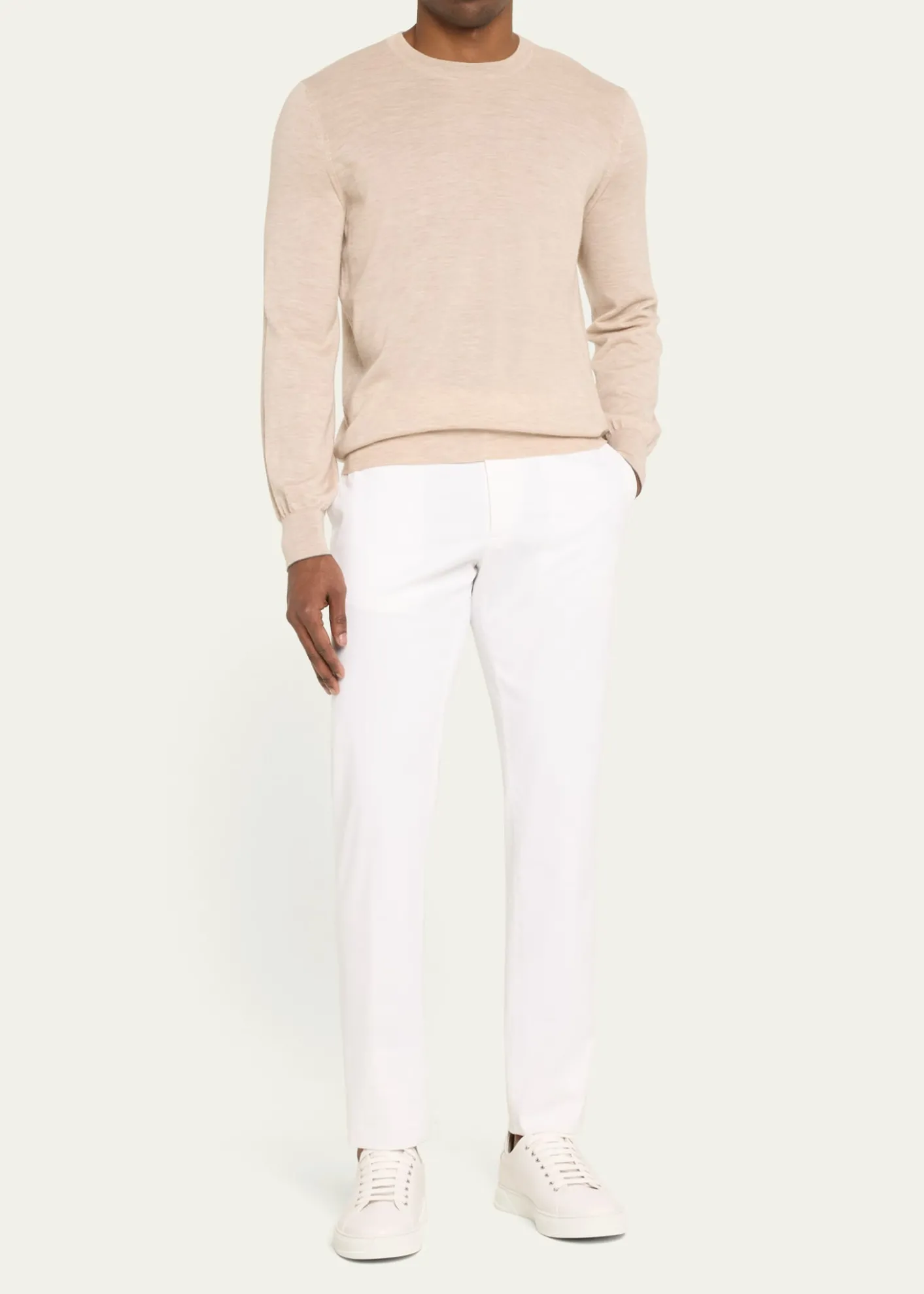 FerragamoMen's Clayton Mixed Leather Low-Top Sneakers