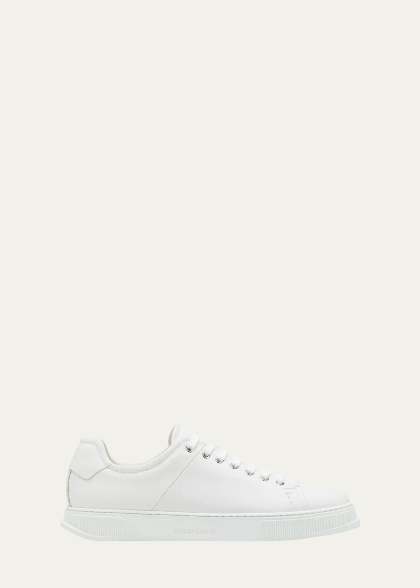 FerragamoMen's Clayton Mixed Leather Low-Top Sneakers