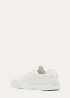 FerragamoMen's Clayton Mixed Leather Low-Top Sneakers