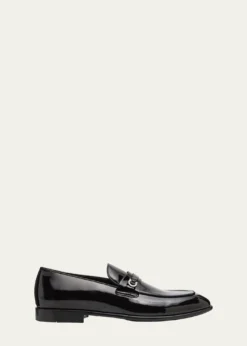 FerragamoMen's Desio Patent Leather Penny Loafers