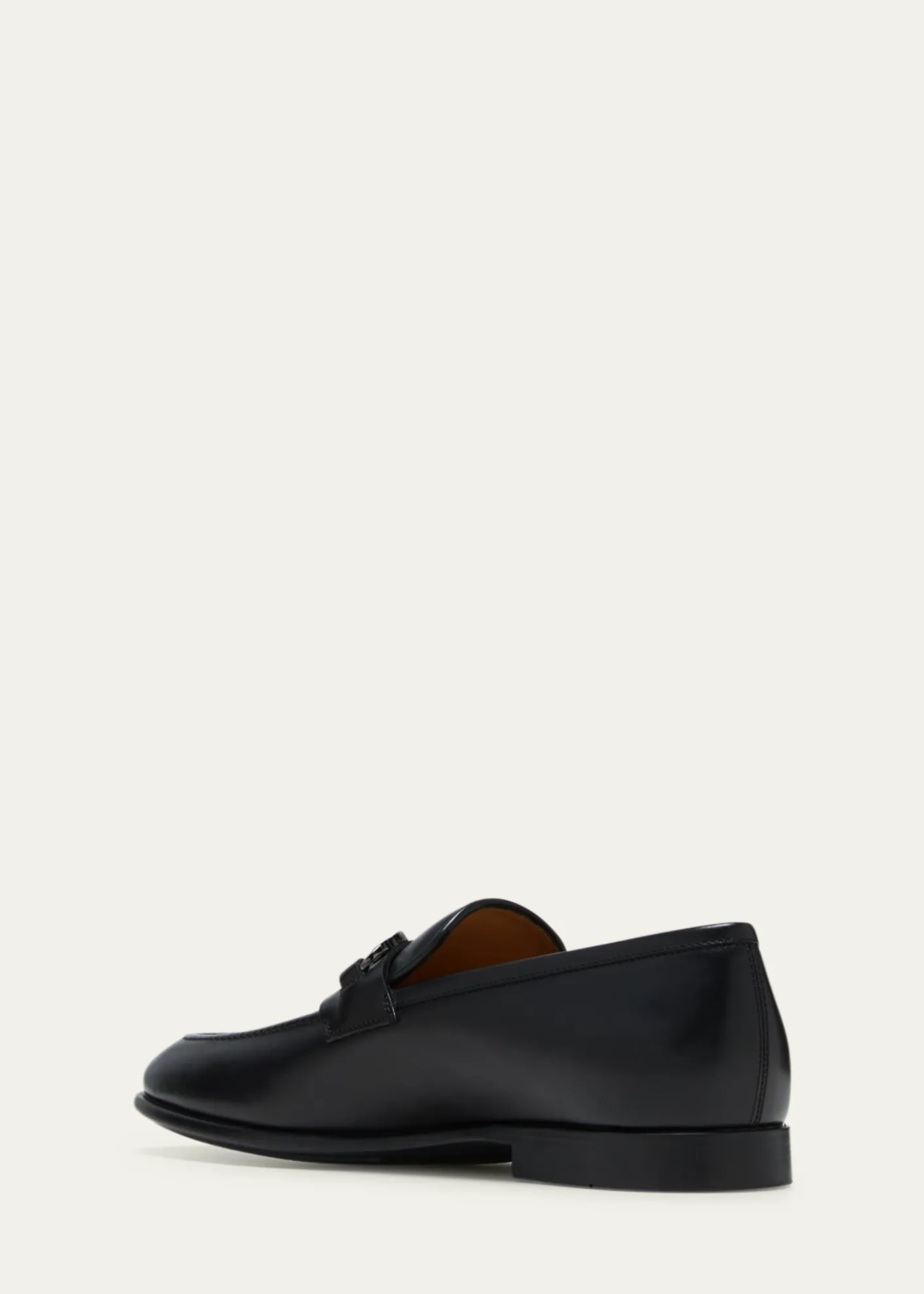 FerragamoMen's Foster Smooth Leather Gancini Bit Loafers