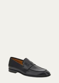 FerragamoMen's Funes Leather Penny Loafers
