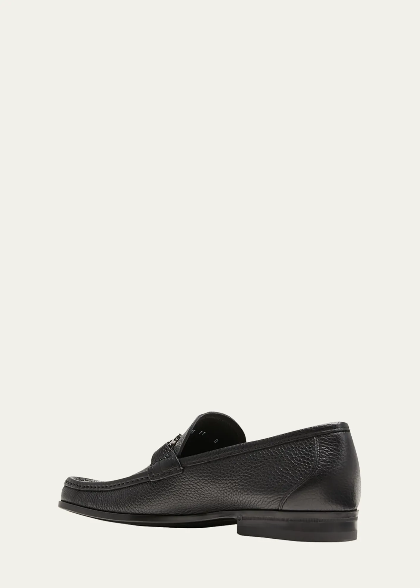 FerragamoMen's Grandioso Grained Calfskin Gancini Loafer