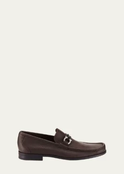FerragamoMen's Grandioso Grained Calfskin Gancini Loafer