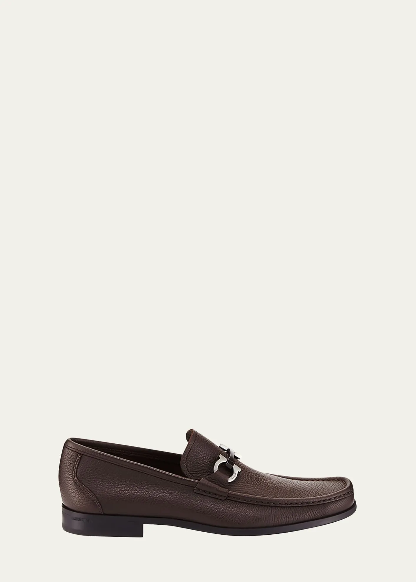 FerragamoMen's Grandioso Grained Calfskin Gancini Loafer