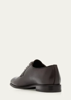 FerragamoMen's Leather Almond-Toe Derby Shoes