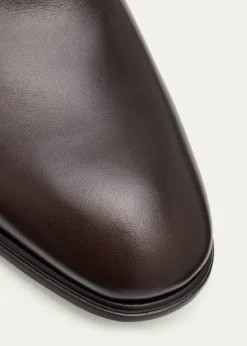 FerragamoMen's Leather Almond-Toe Derby Shoes