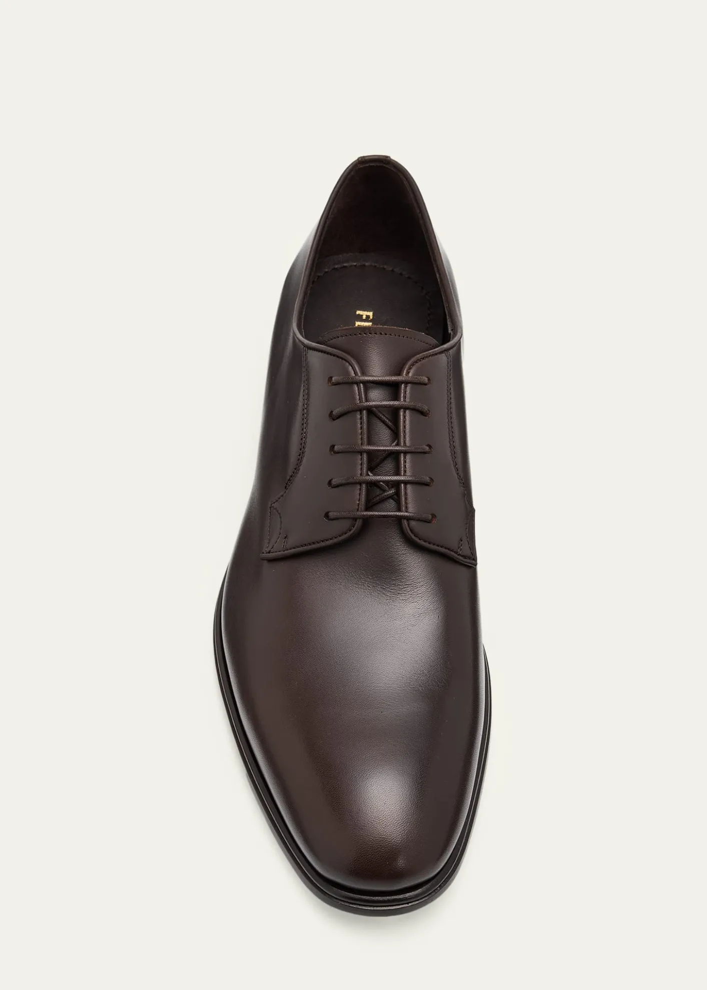 FerragamoMen's Leather Almond-Toe Derby Shoes