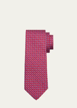 FerragamoMen's Micro-Lollipop Print Tie