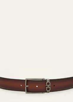 FerragamoMen's Mini Gancio Reversible Leather Belt