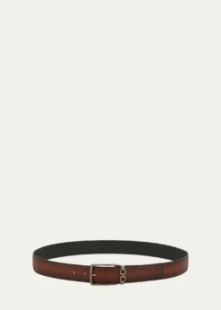 FerragamoMen's Mini Gancio Reversible Leather Belt