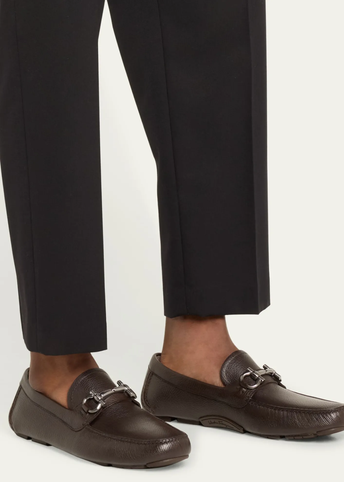 FerragamoMen's Parigi Gancini Leather Drivers