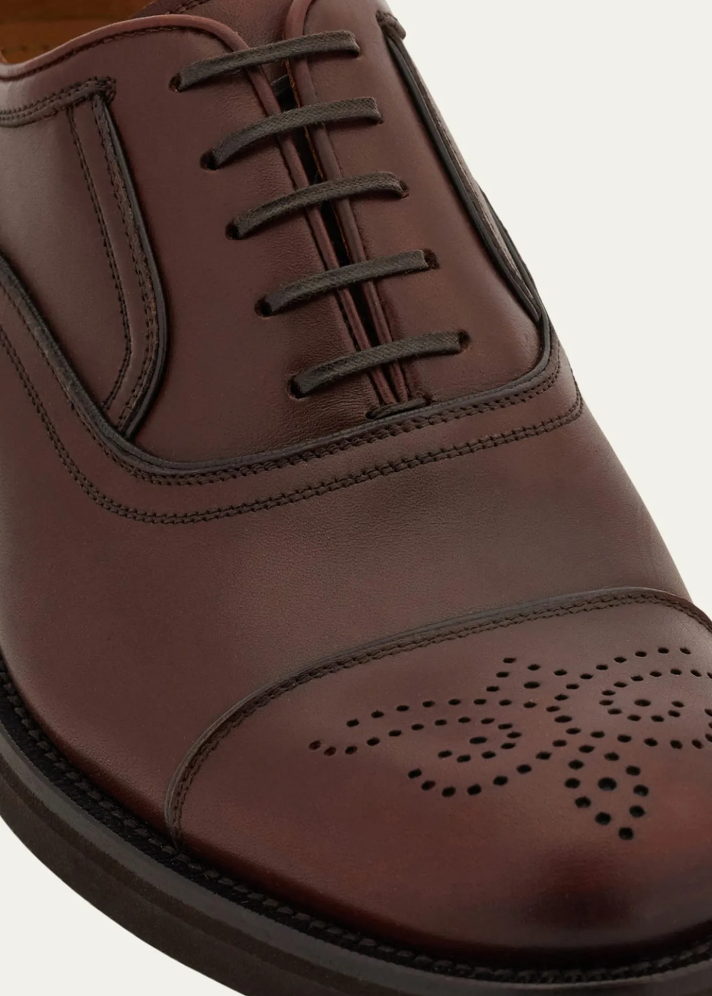 FerragamoMen's Sebastiano Brogue Calf Leather Oxfords