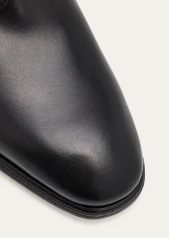 FerragamoMen's Stefano Almond-Toe Leather Derby Shoes
