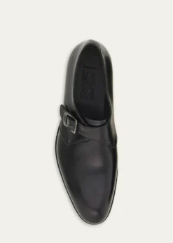 FerragamoMen's Sullivan Tramezza Leather Monk-Strap Loafers