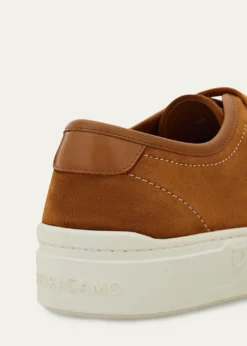 FerragamoMen's Sunset Suede Low-Top Sneakers