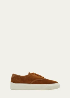 FerragamoMen's Sunset Suede Low-Top Sneakers