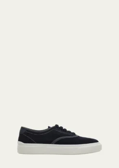 FerragamoMen's Sunset Suede Low-Top Sneakers