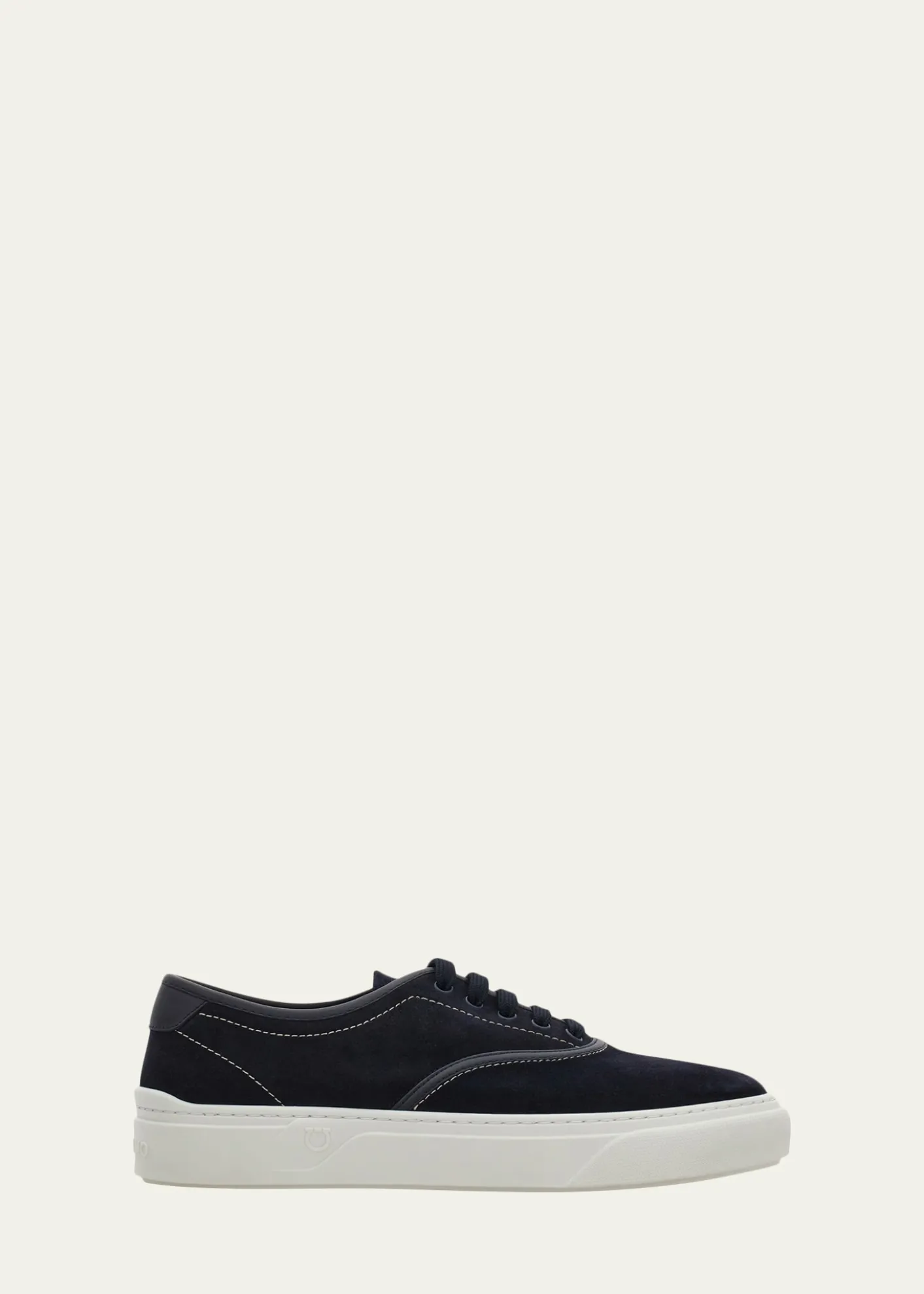FerragamoMen's Sunset Suede Low-Top Sneakers