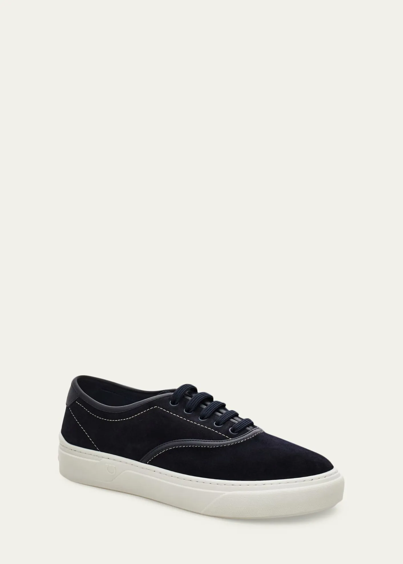 FerragamoMen's Sunset Suede Low-Top Sneakers