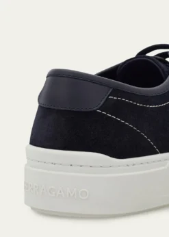 FerragamoMen's Sunset Suede Low-Top Sneakers
