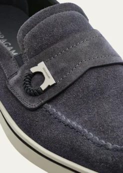 FerragamoMen's Tancredi Suede Boat Shoe Loafers